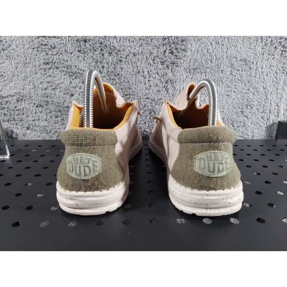 Hey Dude Wally Mens Linen Sneakers Size 7 - Picture 3 of 8